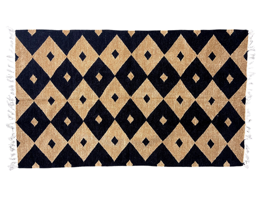 3/5 Exclusive Handloom Shataranji Floor Mat Carpet