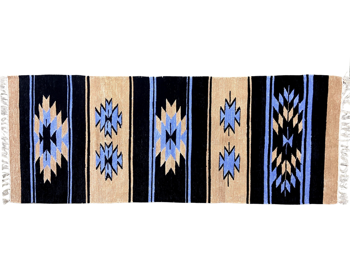 2/5 Handloom Shataranji Floor Mat Carpet