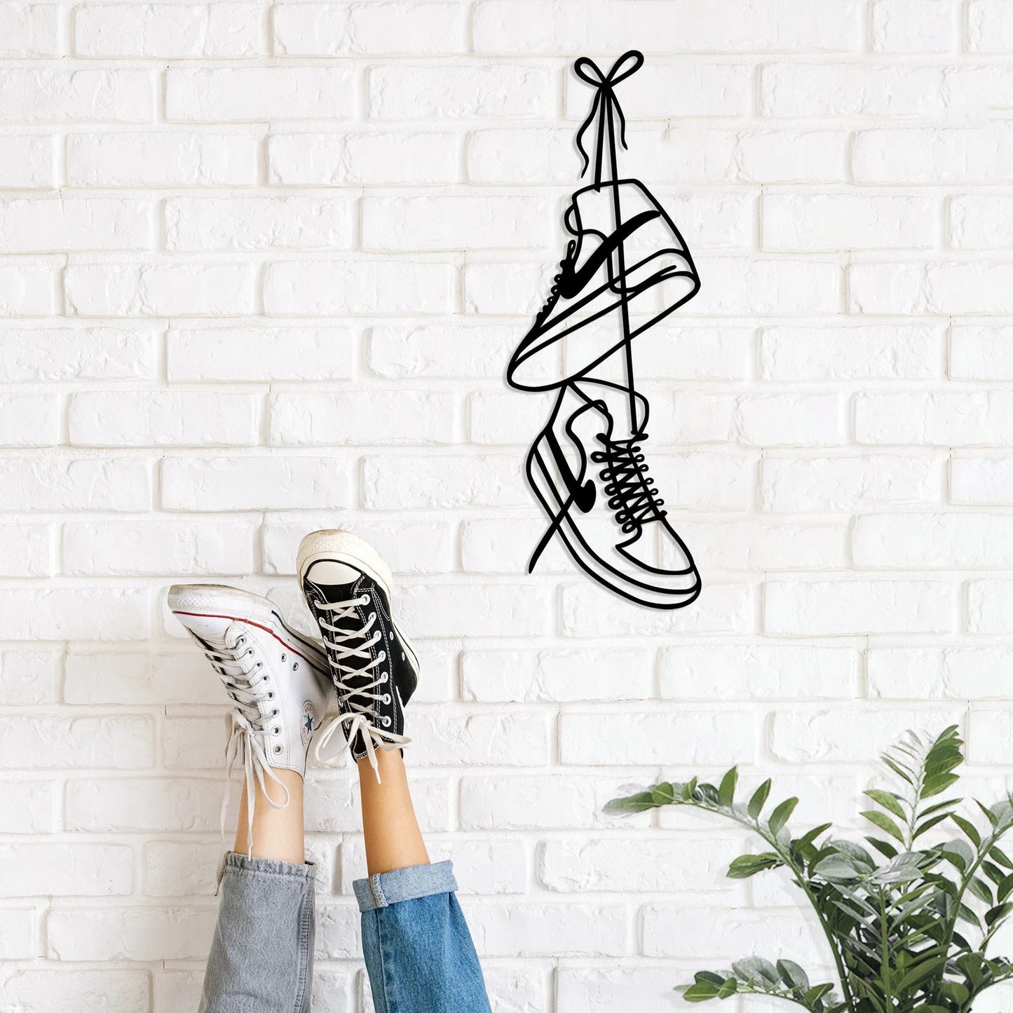 Sneaker Metal Wall Art